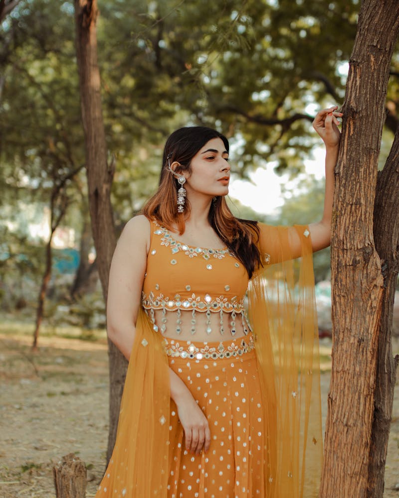 Flared Skirt — Polka Dot