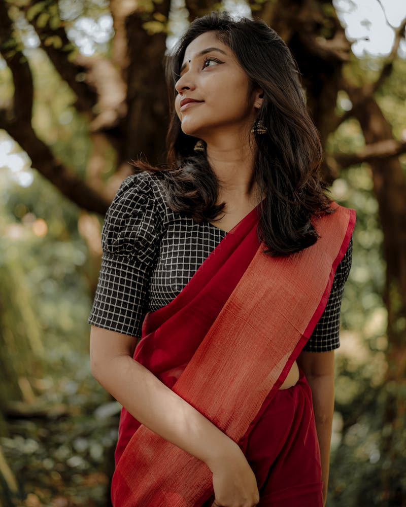 Mirror Work Dupatta — Hot Pink Festive